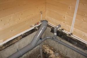 Do-it-yourself sewerage in a private house: a diagram and rules for the location of the main structural elements Correctly build a sewer