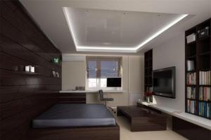 Room design for a young man: functional interior
